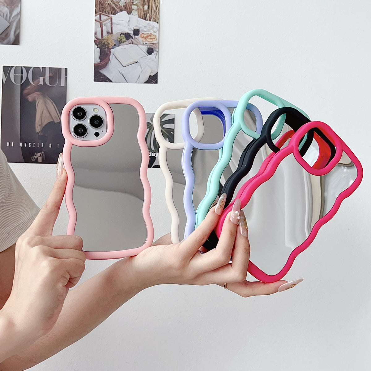 Silicone Niche Nuage Wave Phone Case