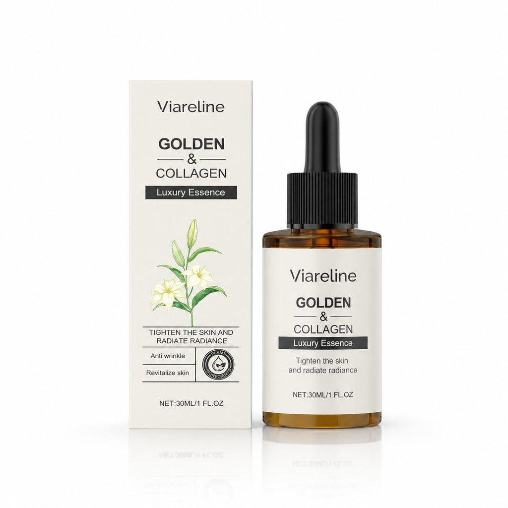 Sérum d'humidité du visage de collagène doré VIARELINE