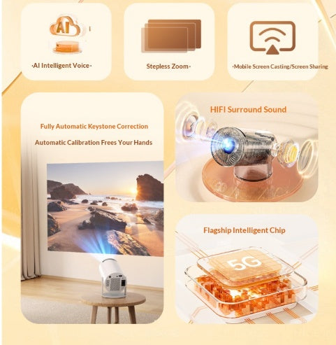 HY300 Mini projecteur maison intelligent