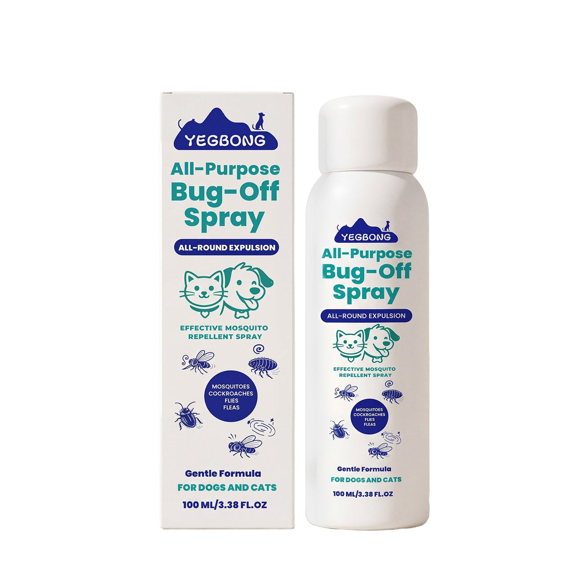 Spray de protection extérieure pour animaux de compagnie