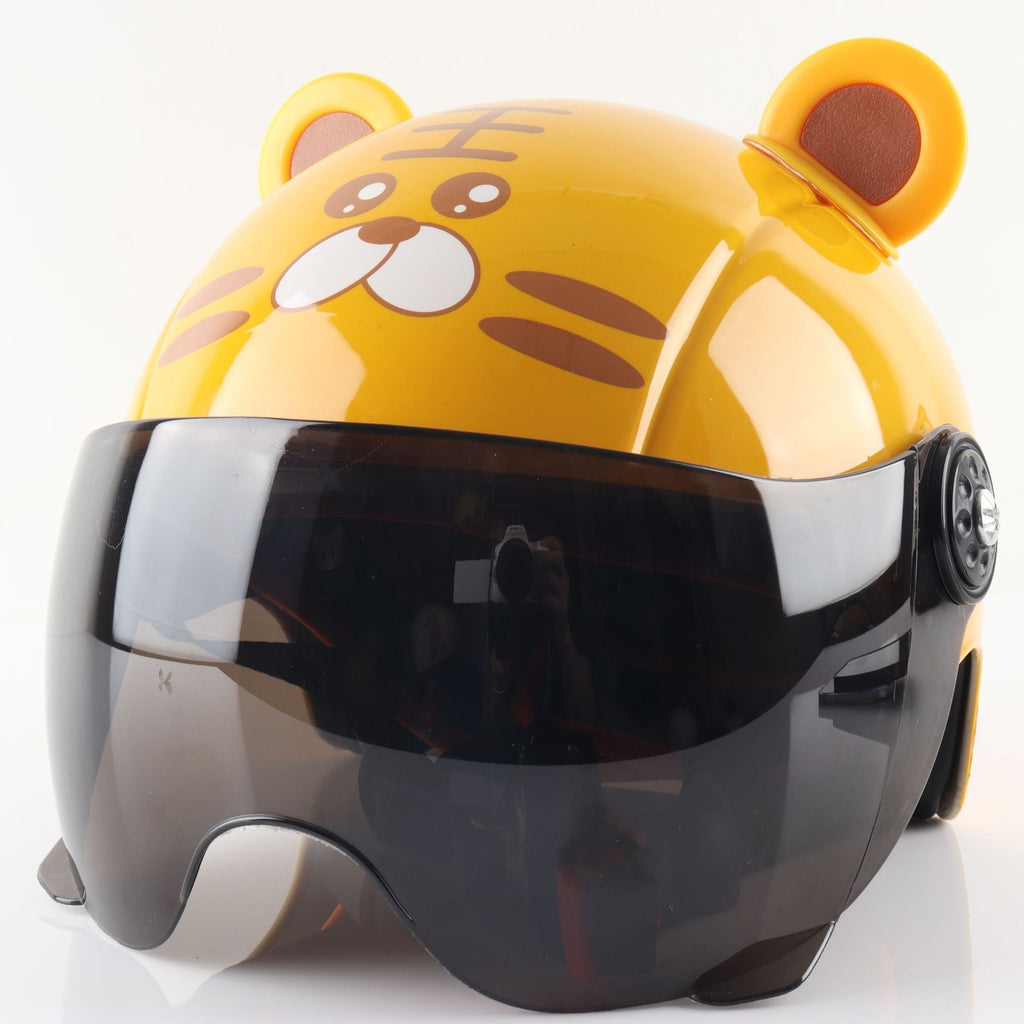 Véhicule électrique pour enfants Casque Cartoon mignon demi-casque de sécurité pour vélo