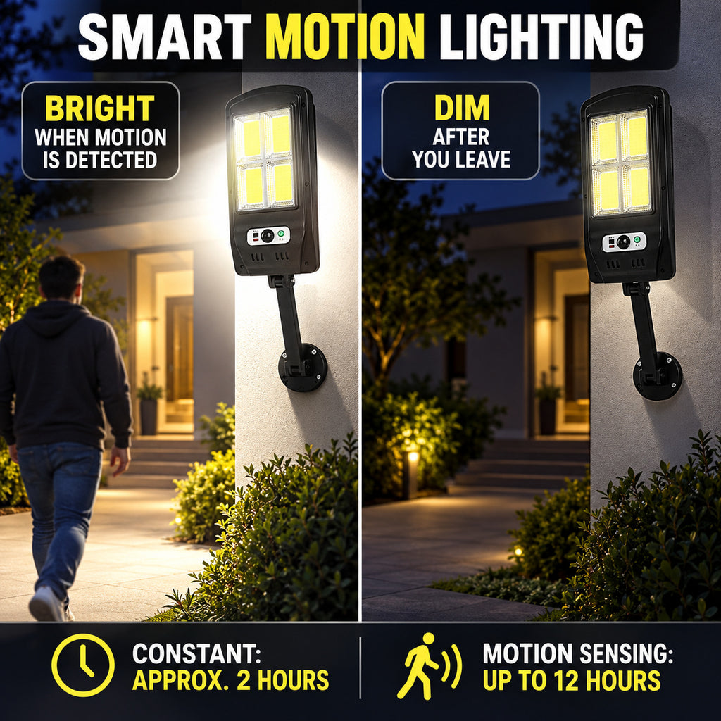 Solar Powered Rechargeable Motion Sensor Waterproof LED lampe de travail 30W 1500mAh pour W756 4