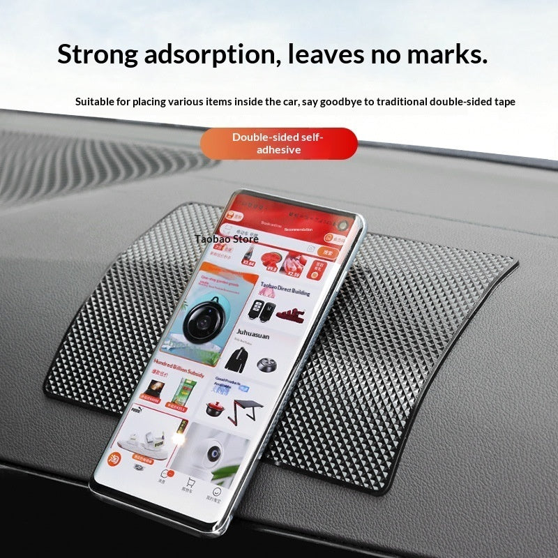 Tapis antidérapant et décodeur de téléphone monté sur la voiture
