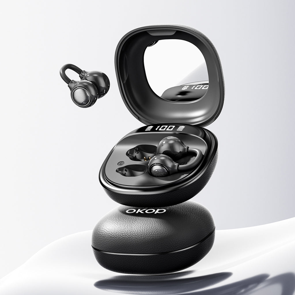 KP-229 Ecouteurs Bluetooth sans fil à vente à chaud Affichage numérique Clip-on
