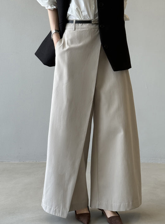 Fall Pantalon à la mode coréenne et casual à large échelle