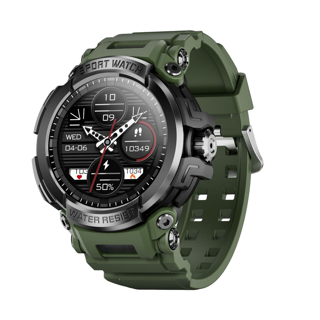 Smart Watch Bluetooth-compatible Appel de fréquence cardiaque Pression artérielle Sang Oxygène Sommeil Moni