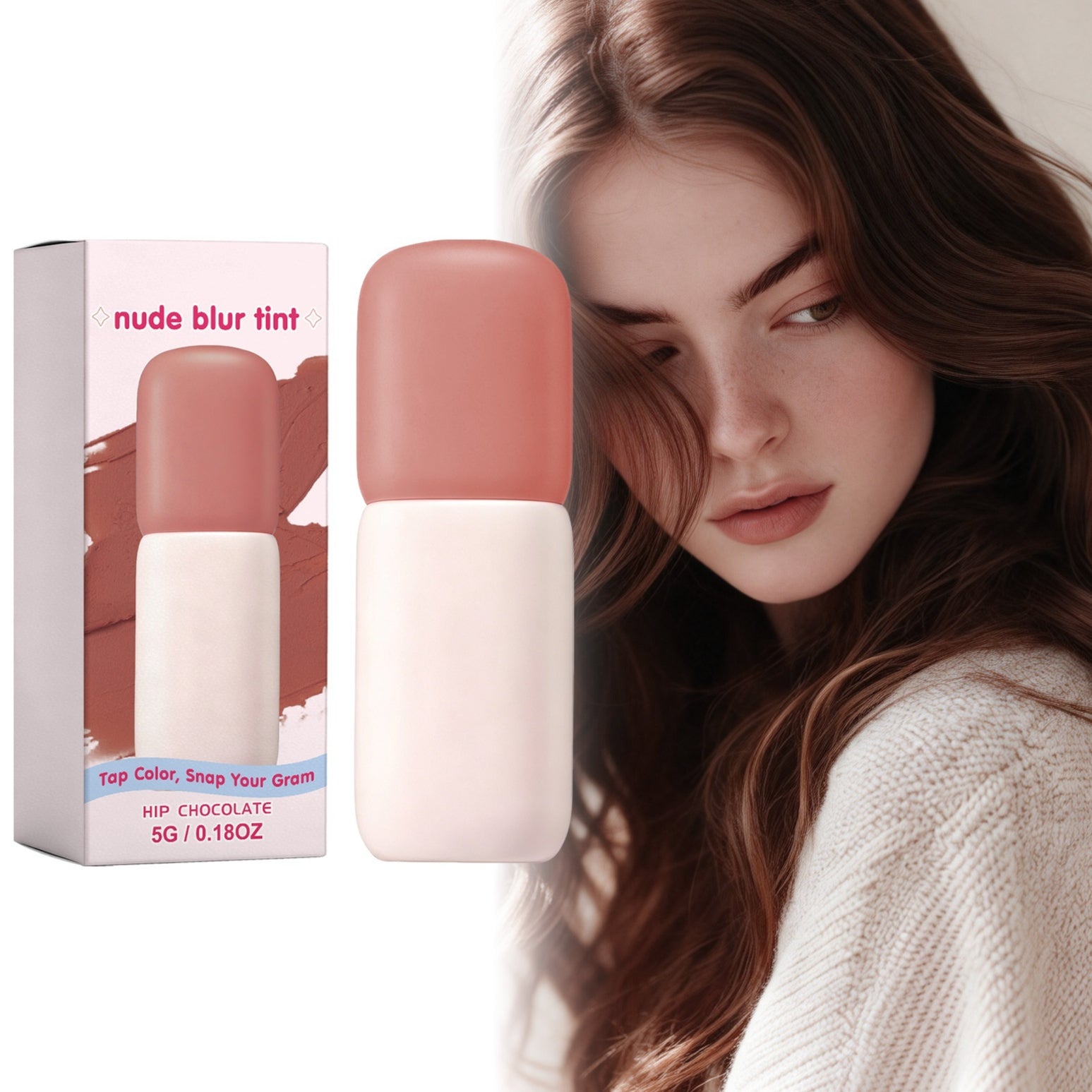 Hydratant hydratant Matte Blush and Lip Gloss