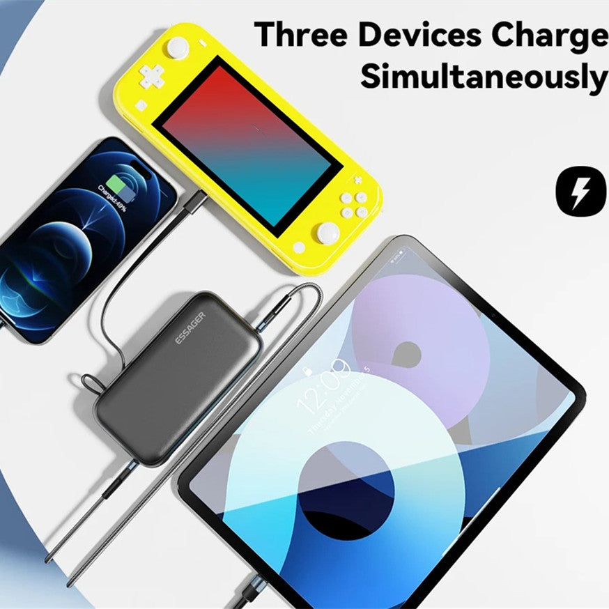 15000mAh Affichage numérique de grande capacité Alimentation mobile