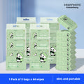 Mini Wipes-Panda Modèle-Green-8 Pack-1 Lift
