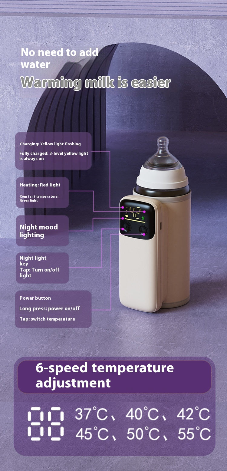 Isolation de la bouteille de bébé Couverture de chauffage universel Température constante