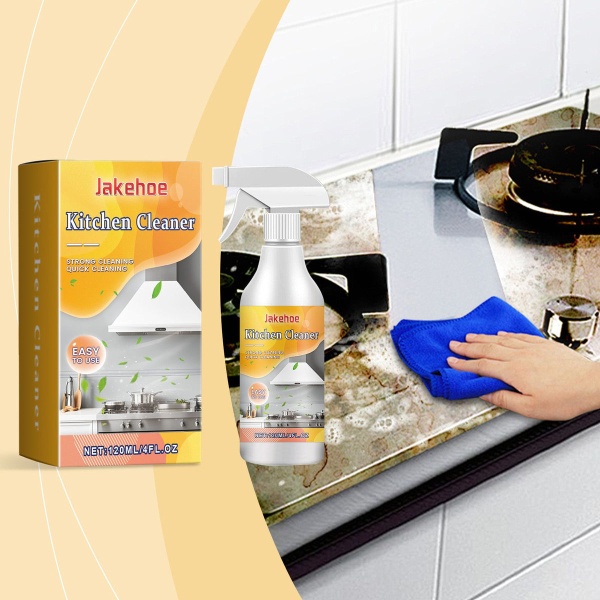 Vaporisateur de dégraisseur de cuisine JAKEHOE