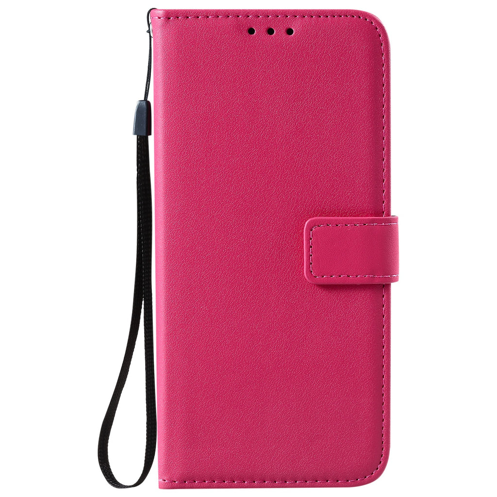 Solid Color Business cuir Flip carte étui de téléphone