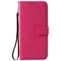 Solid Color Business cuir Flip carte étui de téléphone