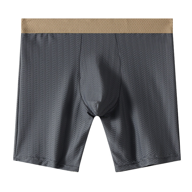 Sous-vêtements pour hommes Haute respirabilité élastique Nylon d'été léger Jacquard