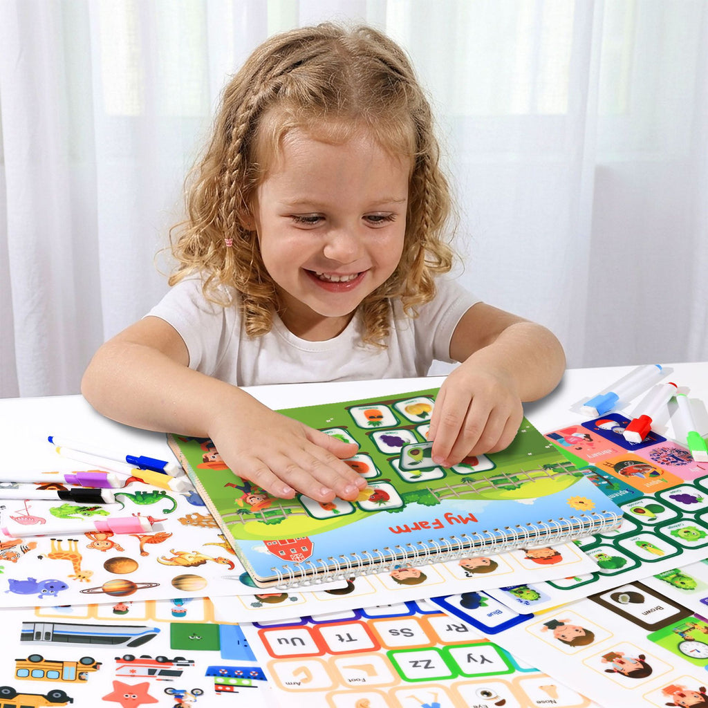 Jouet de puzzle pédagogique pour enfants sans coupure