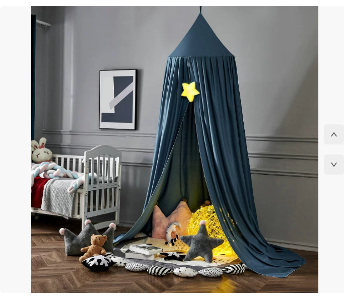 Lit bébé autour de la décoration côté lit Shading Dome Mosquito Net