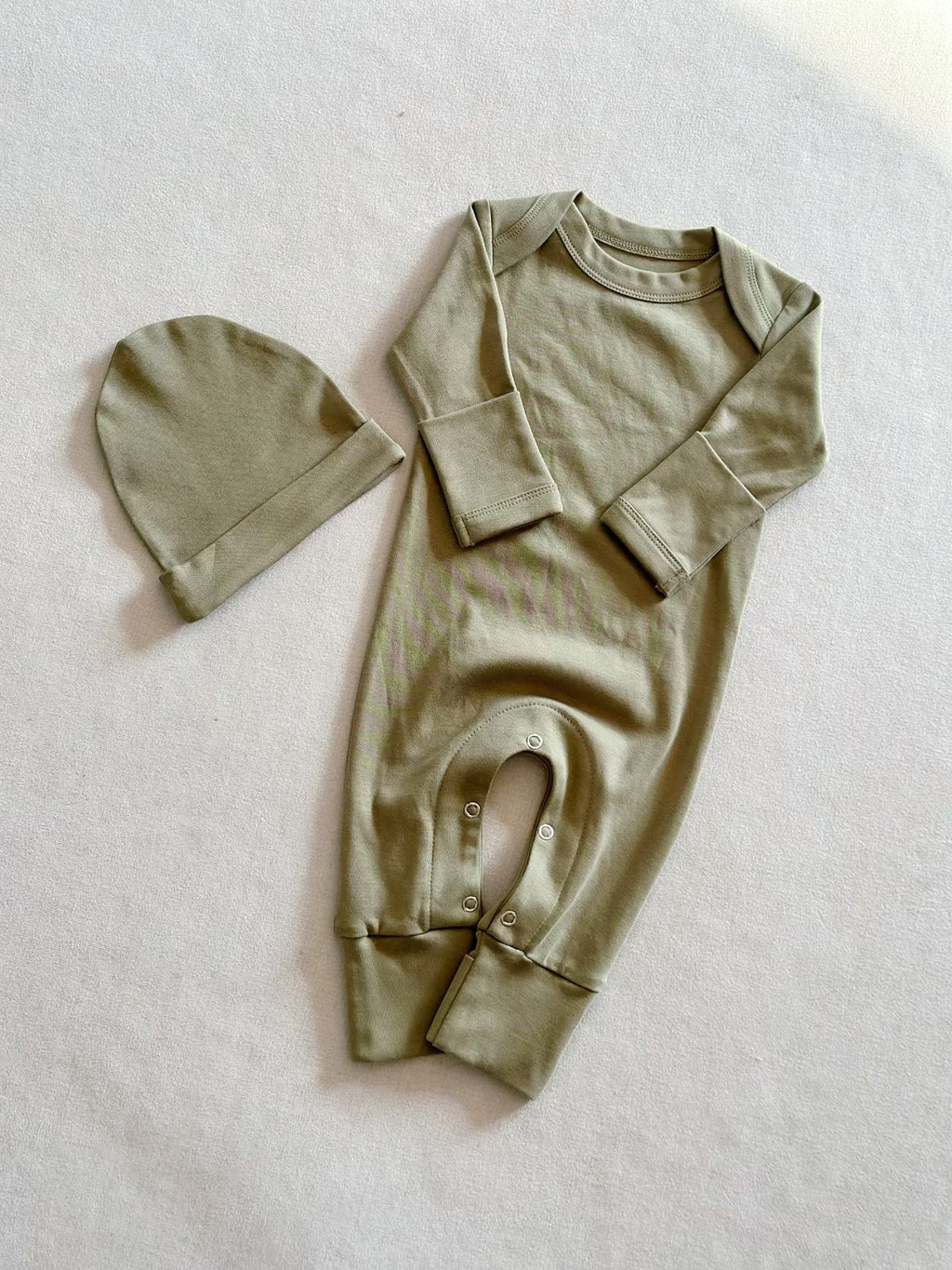 Hiver bébé couleur solide combinaison de saut manches longues nouveau-né sac veste de pet