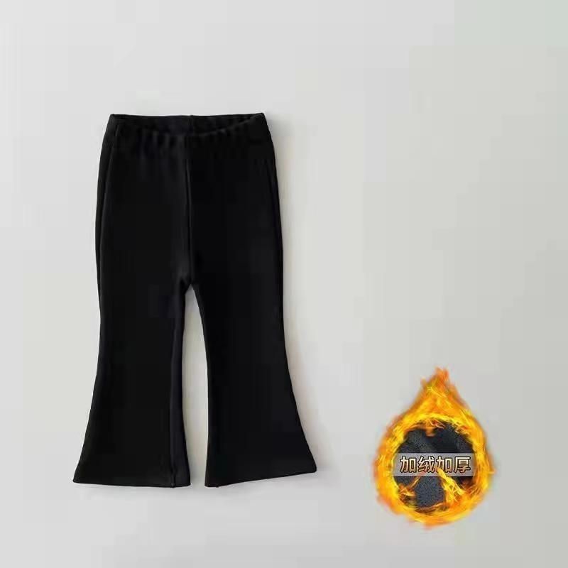 Pantalons de corne doublés de molleton pour filles