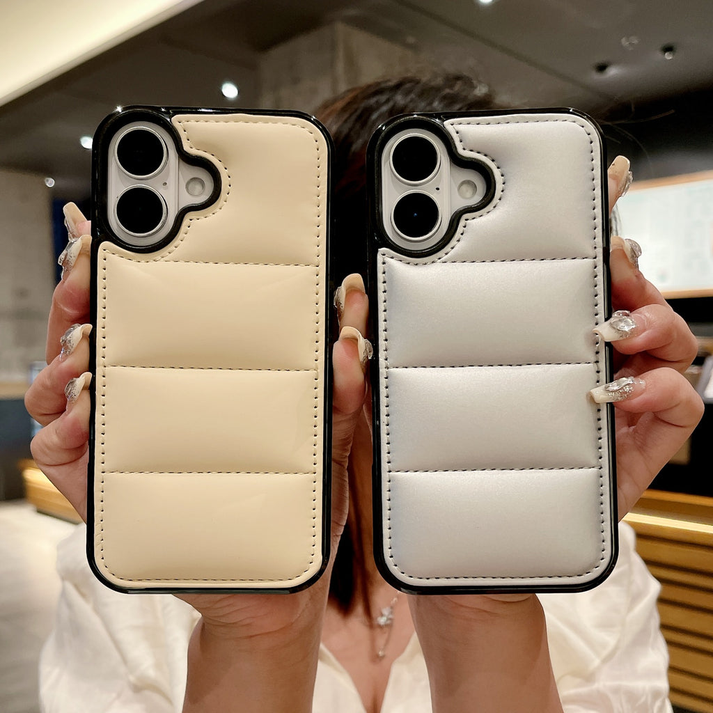 Mode Macaron Premium Jacket down Case téléphone