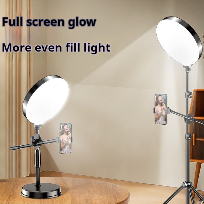 Maquillage de bureau Remplir lumière ronde plein écran lampe douce