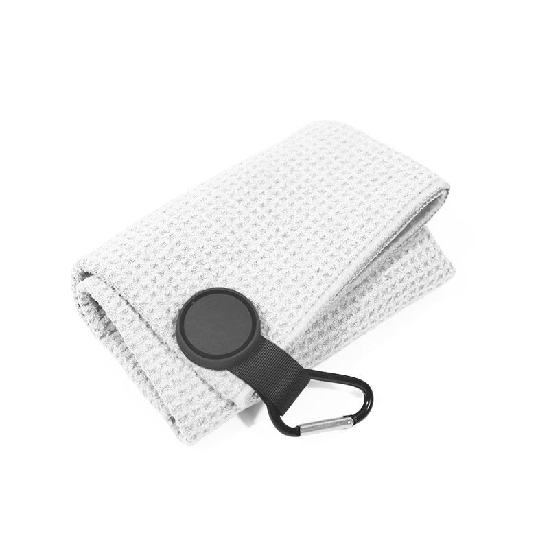 Serviette de golf magnétique ronde en microfibre