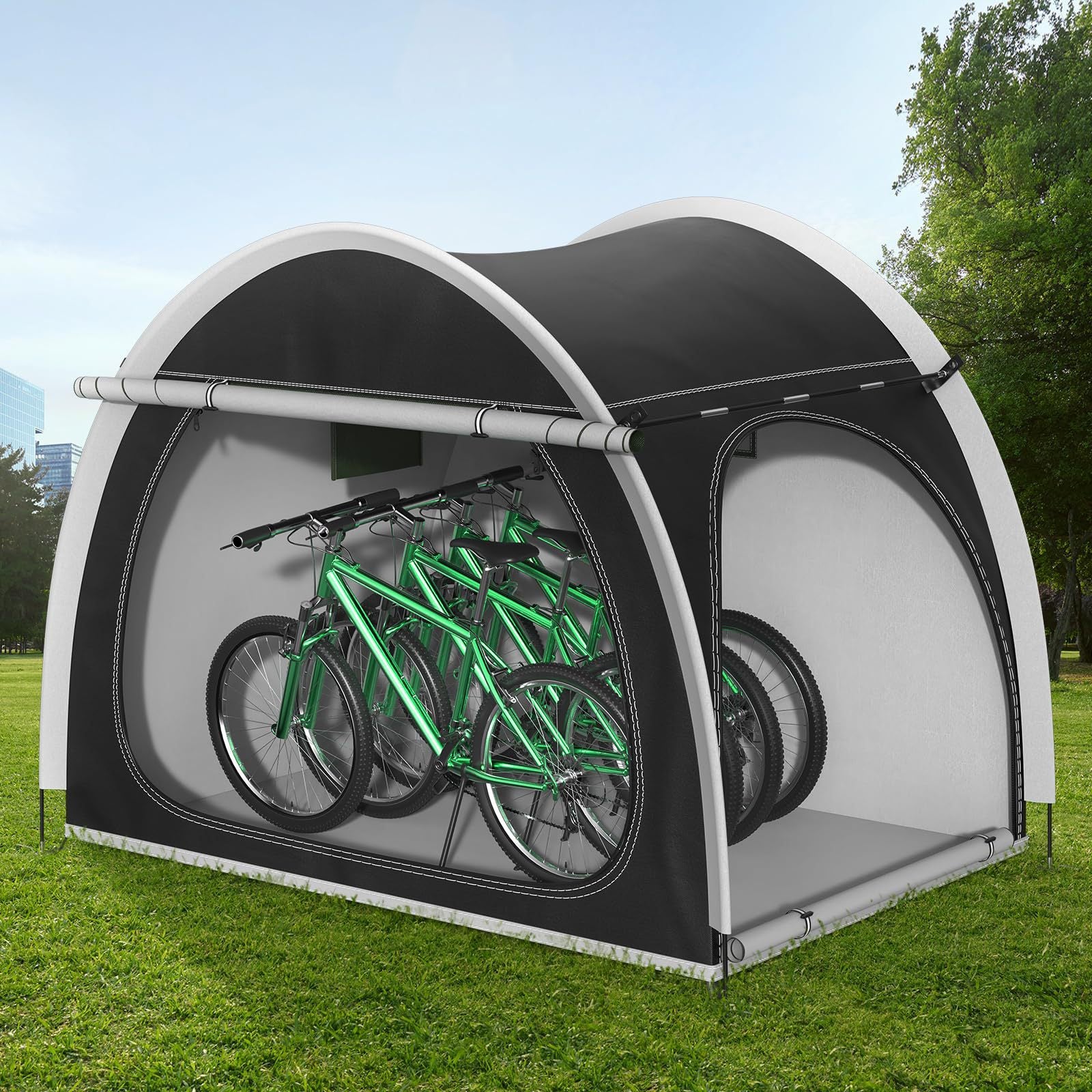 Rangement extérieur et station de stationnement Tente pour VTT Grande capacité