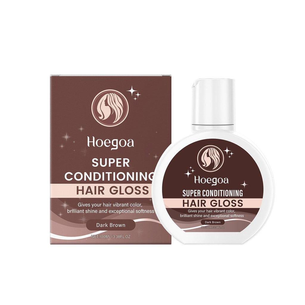 HOEGOA brun foncé conditionneur de couleur de dépôt