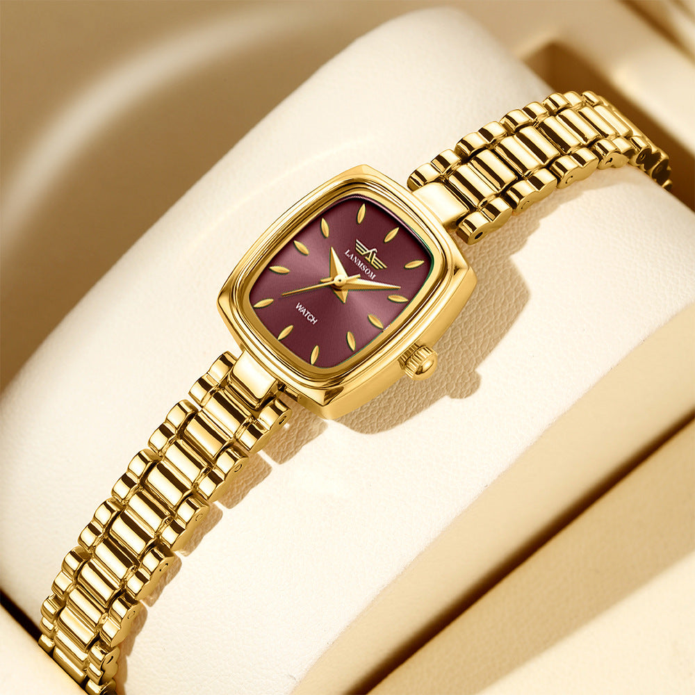 Montre Niche Vintage Petite Gold pour femmes