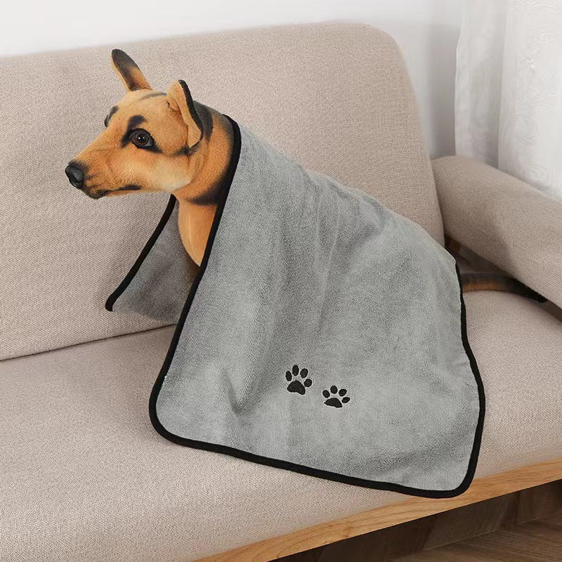 Serviette en microfibre imprimée couleur solide
