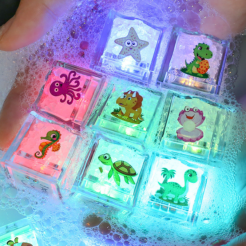 LED Colorful Sensing Flashing Ice Cube lumière