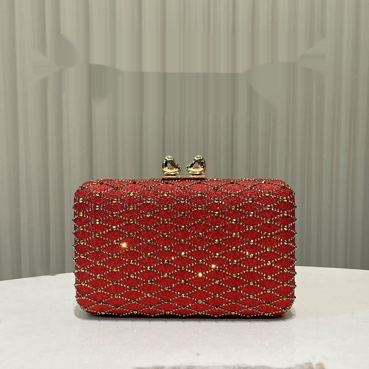 Sac de soirée en strass de luxe pour femmes