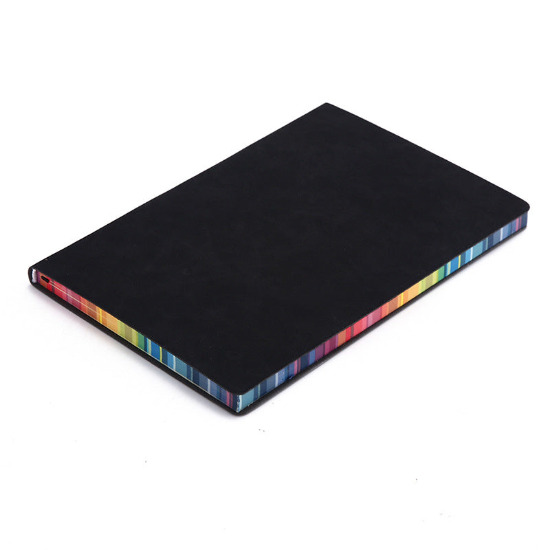 Couleur Rainbow Side A5 Cover en cuir Notebook