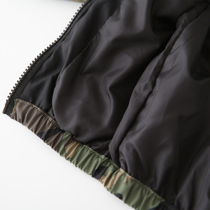 Bébé mince Camouflage couleur jacket