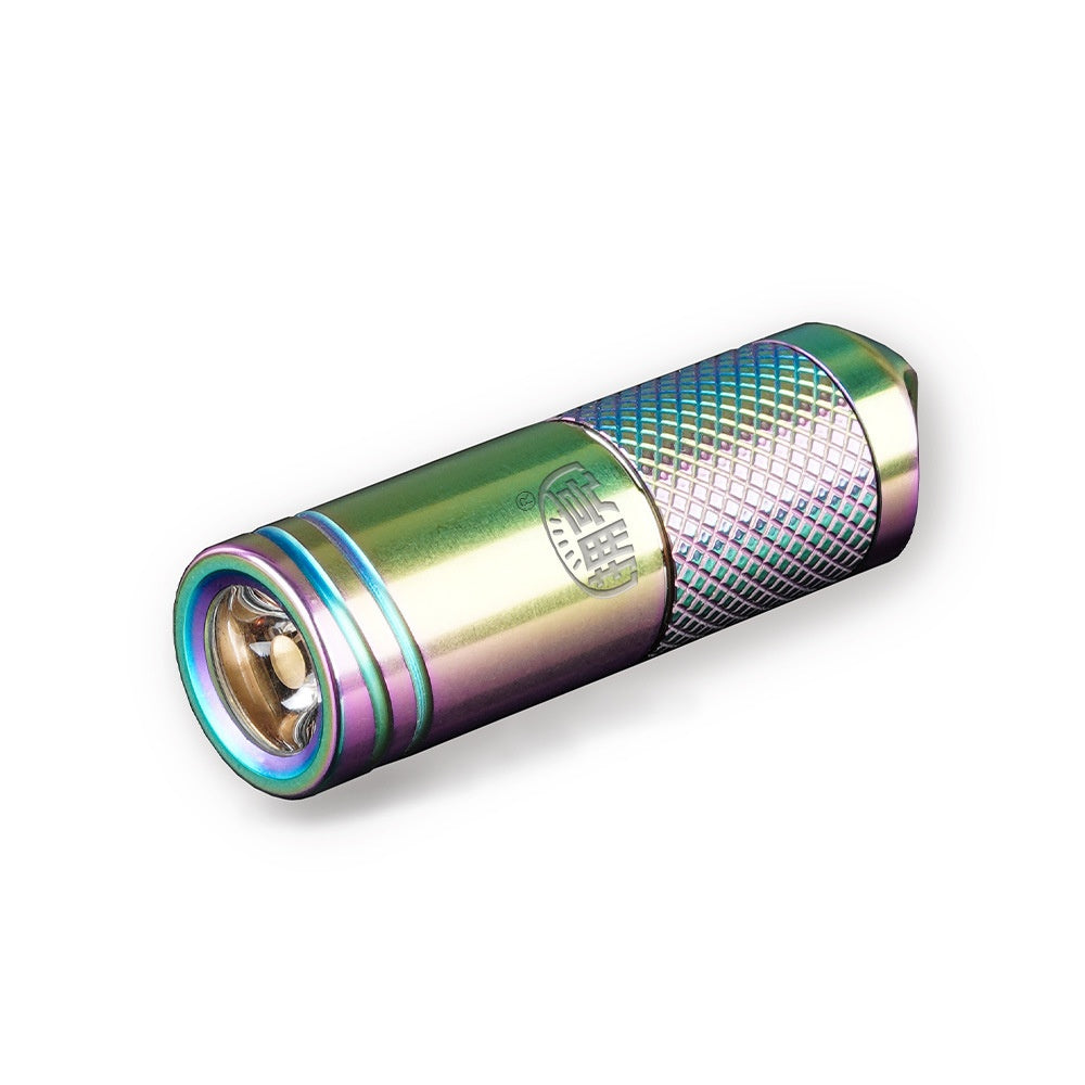 Mini lampe de poche charge en alliage de titane portable