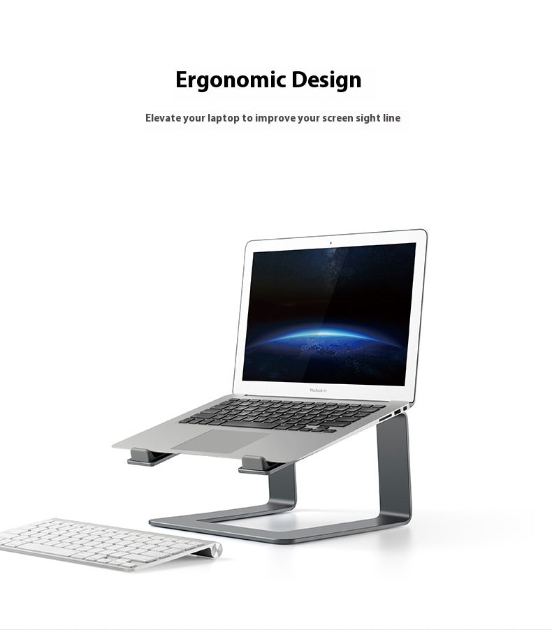 Riser de bureau en alliage d'aluminium pour ordinateur portable