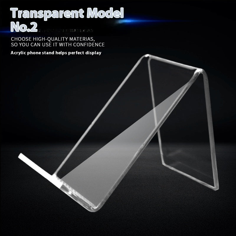 Acrylique support de téléphone mobile comptoir d'affichage support bureau paresseux