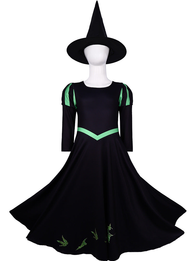 Déguisement de Cosplay de sorcière magique d'Halloween pour jouer du rôle
