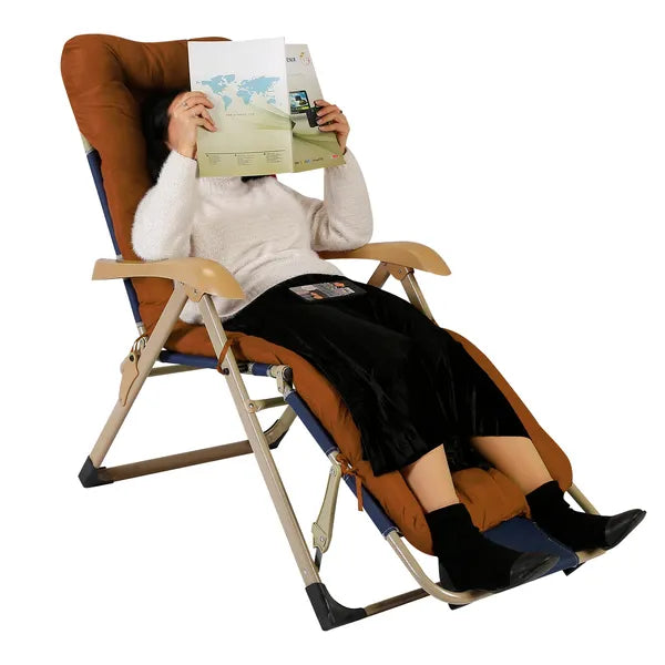 67x22in Chaise Lounger Coussin Recliner Chaise à bascule Canapé Mat Chaise de pont Coussin