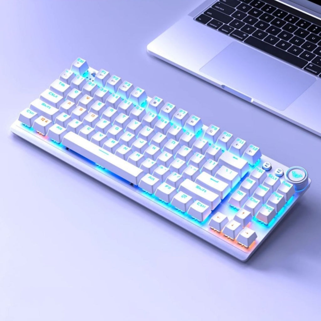 Tarantula Clavier mécanique sans fil côté gravé Bluetooth à trois modes