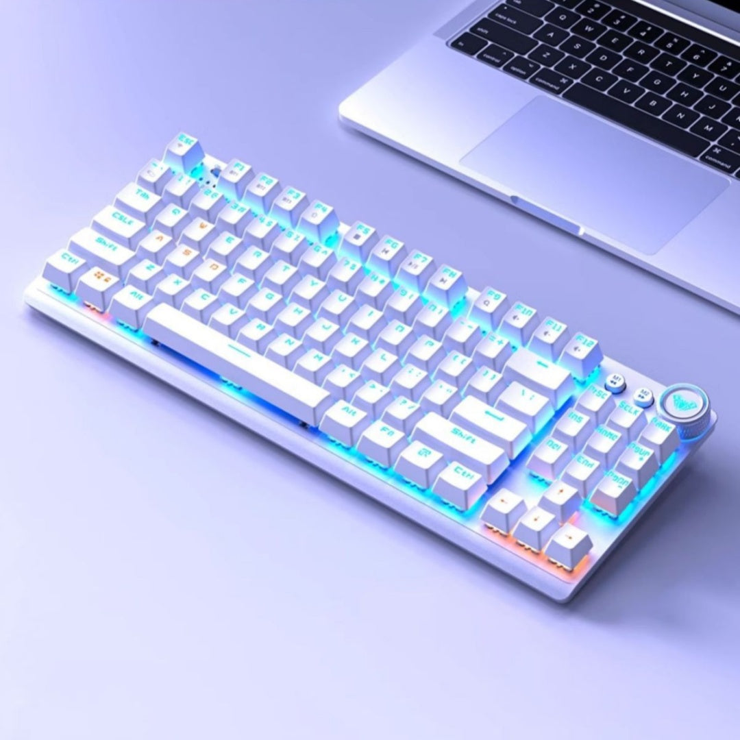 Tarantula Clavier mécanique sans fil côté gravé Bluetooth à trois modes