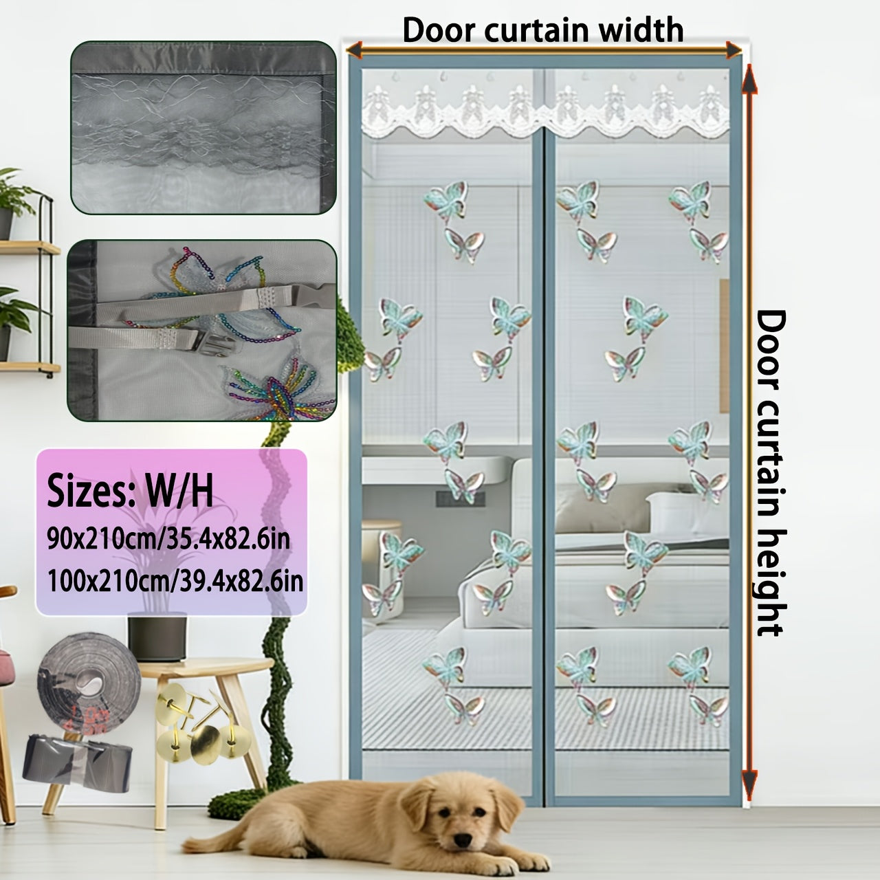 Porte de moustique durable