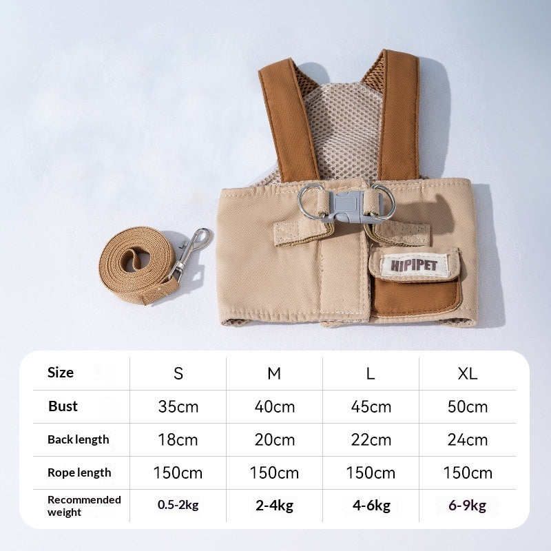 PrintempsÉté Respirant Denim Pet laisse