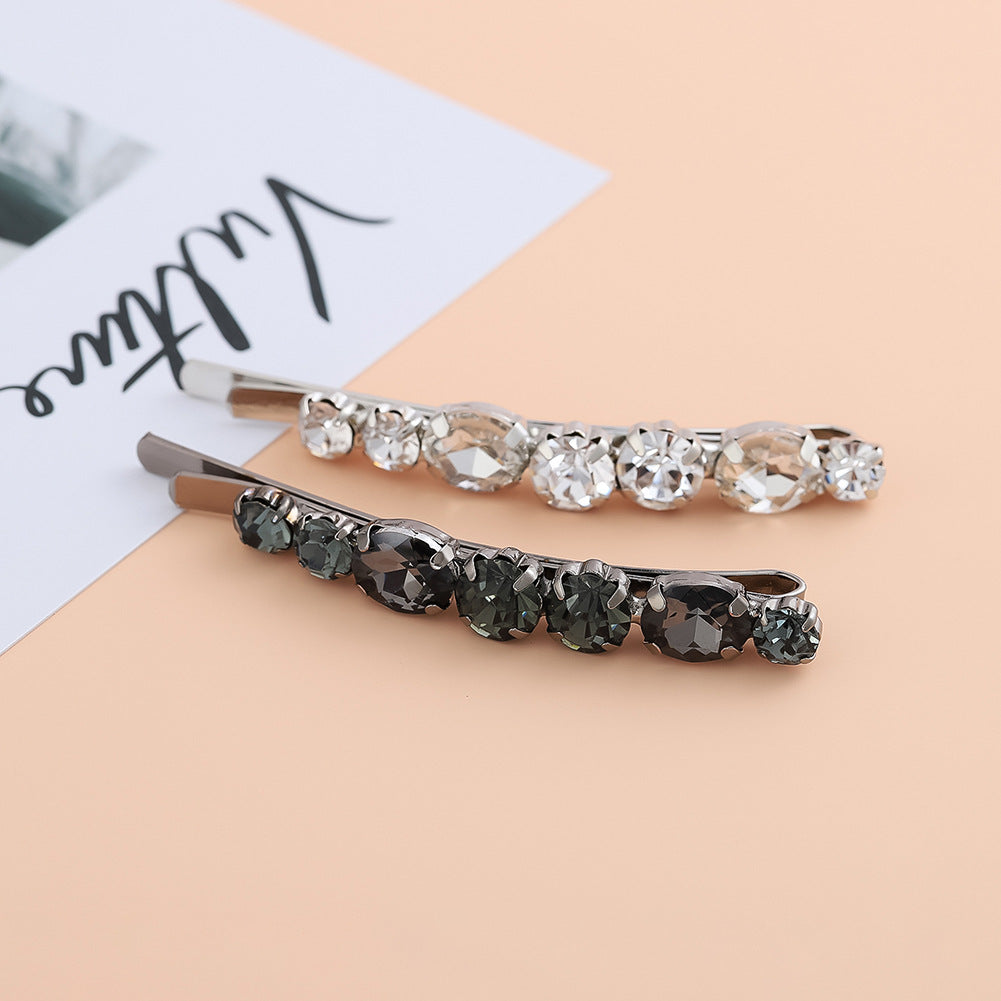 Celebrity All-match Hair Accessoires Léger Luxury Diamond-embed Bangs épingle à cheveux déchiqueté