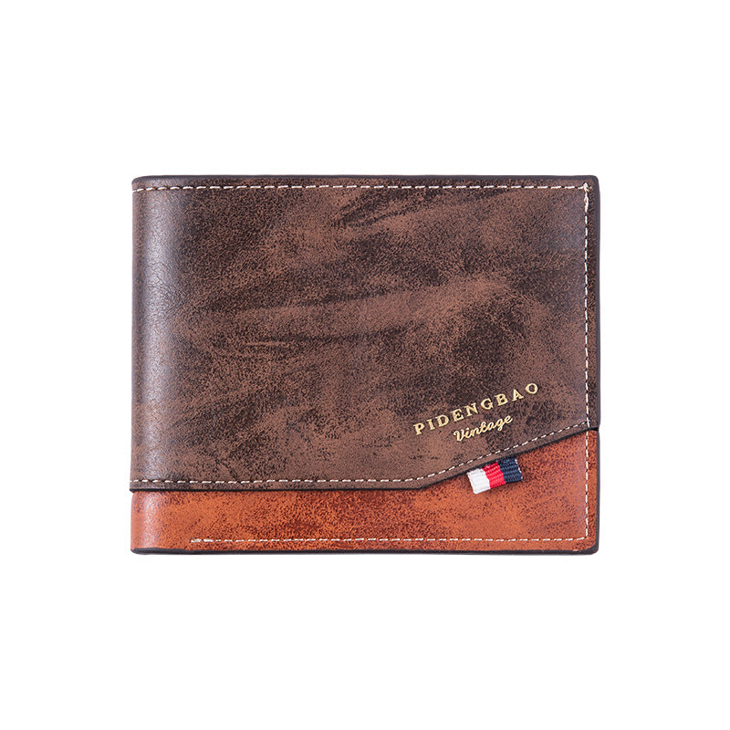 Portefeuille de mode retro doublement mince