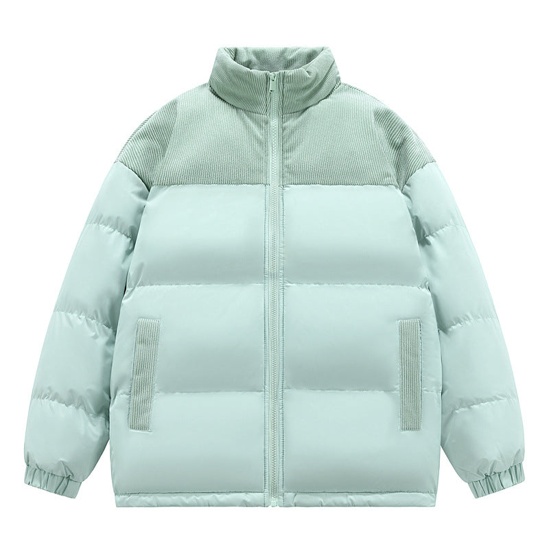 Hiver Homme Cotton Vêtements épais à capuche molle Coat rembourré