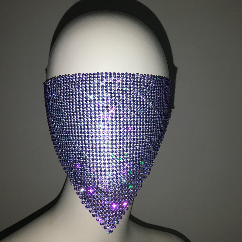 Personnalité Accessoires Tendance Masque de Strass