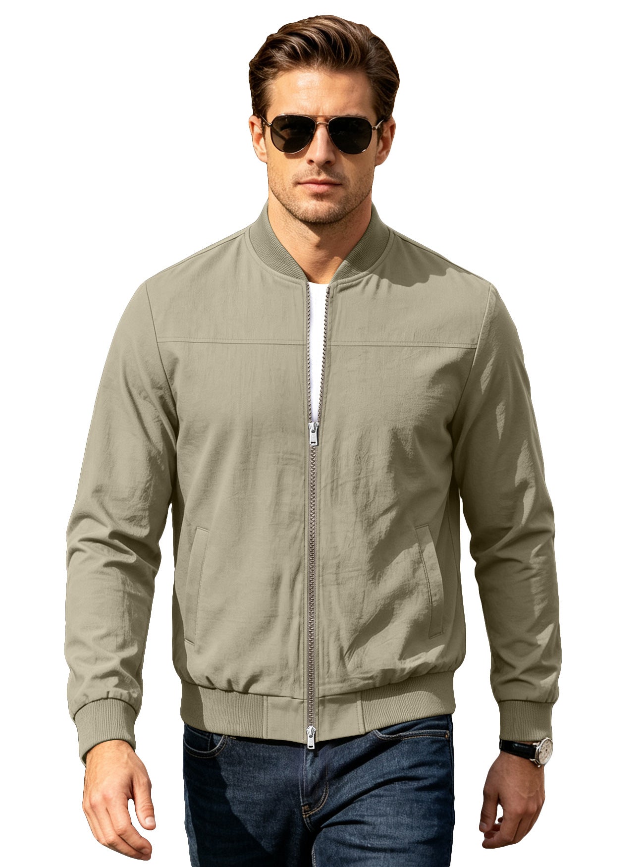Veste de coton personnalisée pour les hommes