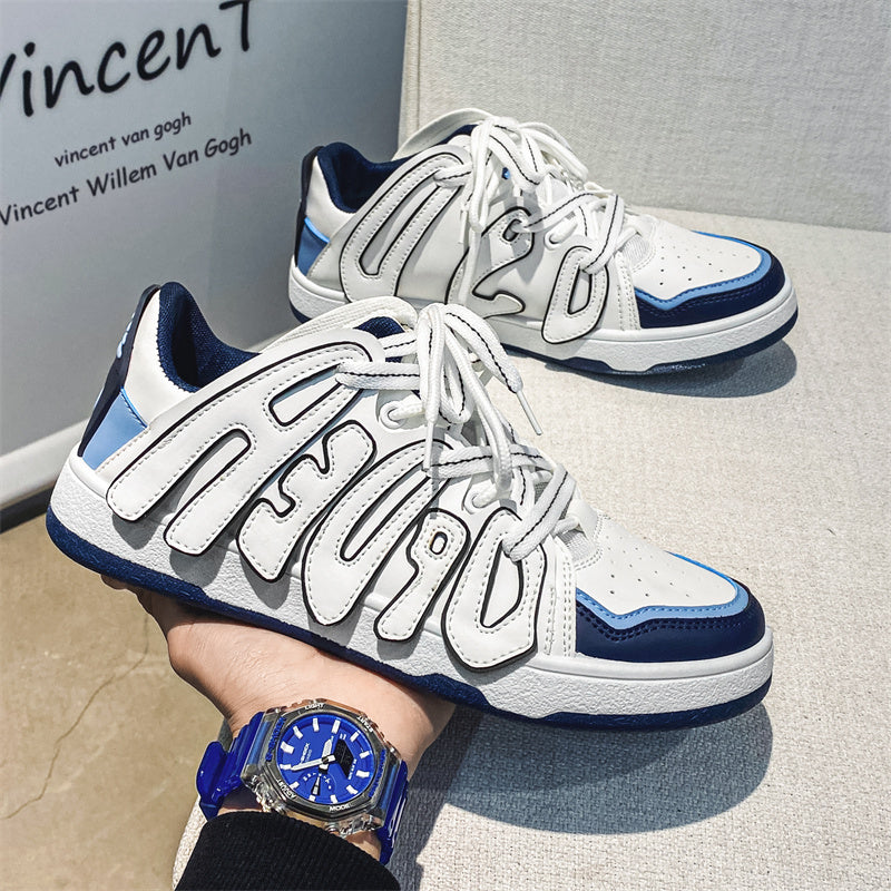 Hommes et femmes Bas-top lettre Niche chaussures de conseil