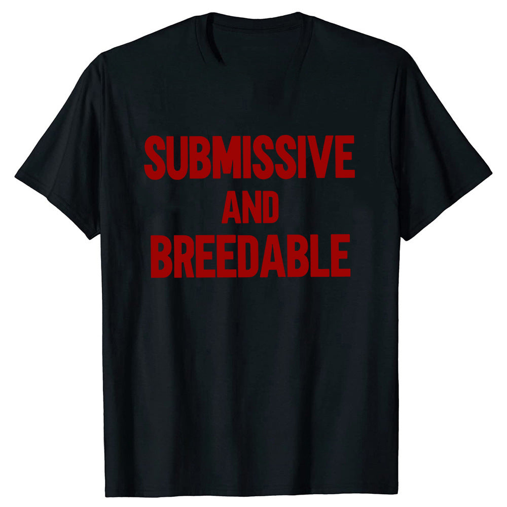 Obédient et reproductible T-shirt drôle Humour pur coton neutre