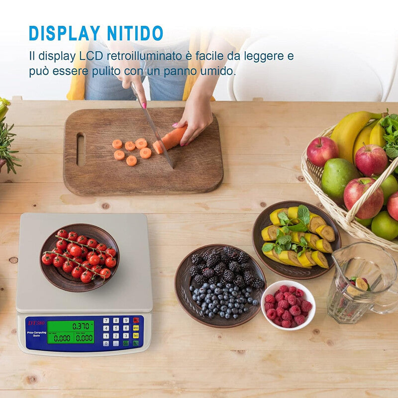 30KG Platform Balance de pesée commerciale Digital-Electronic Price Shop Retail UK